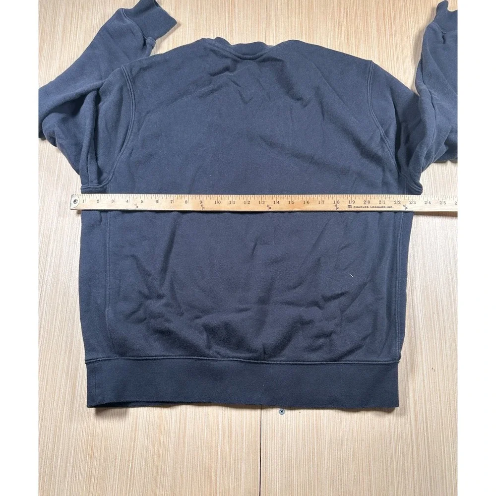 Nike Wake Sweatshirt Mens Large Gray Sports‎ Gym Training Crew Neck Pullover